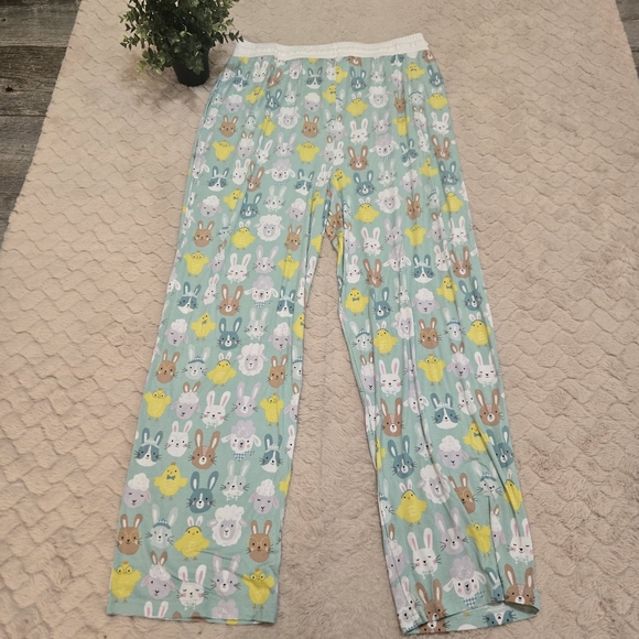 Little Sleepies Lunaluxe Bamboo Viscose Barnyard Animals Adult Pajama Pants, XL - Picture 7 of 7